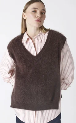 Absolut Cashmere - Bruin Debardeur