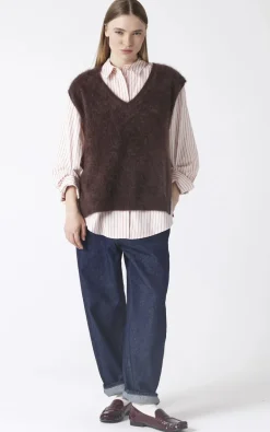 Absolut Cashmere - Bruin Debardeur
