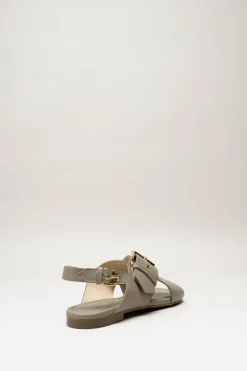 Agl - Kaki Sandaal plat