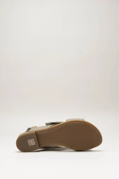 Agl - Kaki Sandaal plat