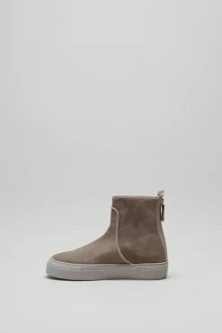Agl - Taupe Enkellaars plat