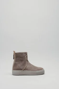 Agl - Taupe Enkellaars plat