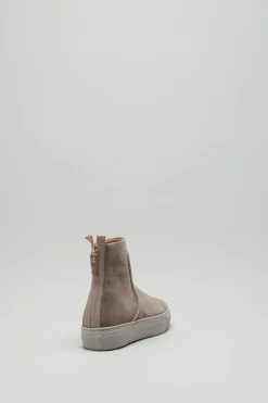 Agl - Taupe Enkellaars plat
