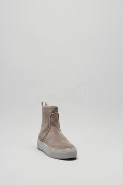 Agl - Taupe Enkellaars plat