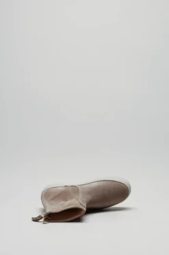 Agl - Taupe Enkellaars plat
