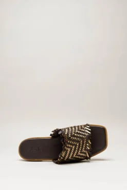 Allan K - Donkerbruin Slipper