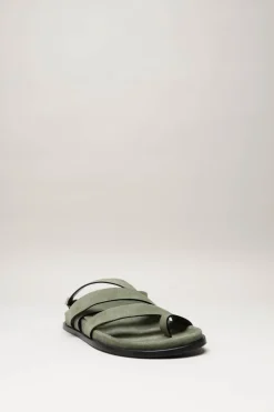 Alohas - Kaki Sandaal plat