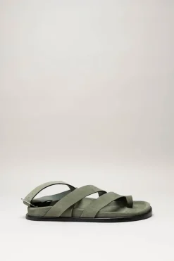 Alohas - Kaki Sandaal plat