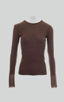 Alysi - Bruin T-shirt/top