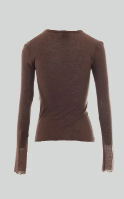 Alysi - Bruin T-shirt/top