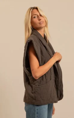 Aokyanos - Bruin Vest mouwloos