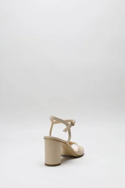 Atelier Content - Beige Sandaal hak