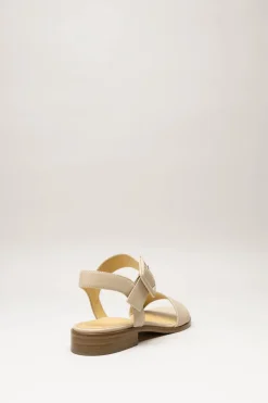 Atelier Content - Beige Sandaal plat