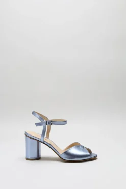 Atelier Content - Lichtblauw Sandaal hak