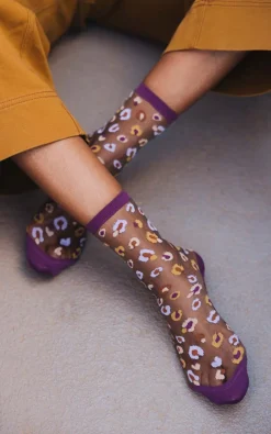 Atelier Saint Eustache - Aubergine Kousen