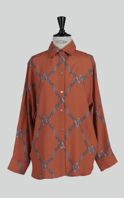 Avdw - Roestbruin Blouse