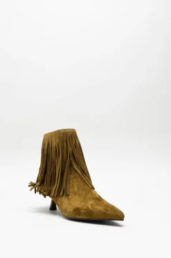 Bibi Lou - Camel Enkellaars hak