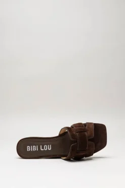 Bibi Lou - Donkerbruin Slipper