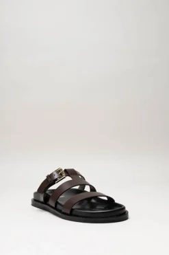 Bibi Lou - Donkerbruin Slipper