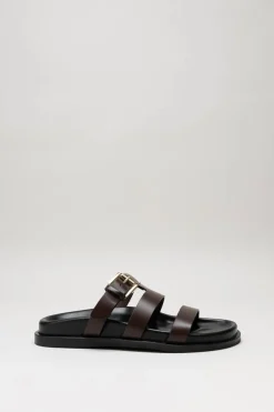 Bibi Lou - Donkerbruin Slipper