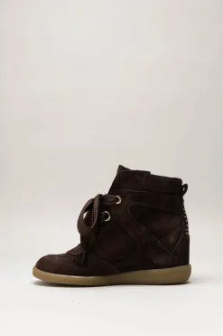 Bronx - Donkerbruin Sneaker