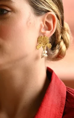 Christine Bekaert - Goud Oorbellen