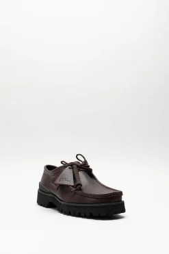 Clarks Originals - Donkerbruin Veterschoen