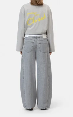 Closed - Lichtgrijs Jeansbroek