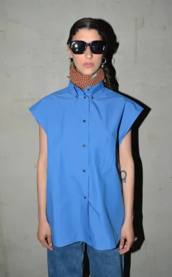 Collectors Club - Blauw Blouse