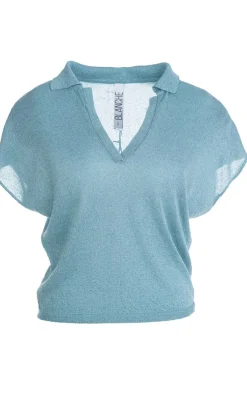 Dame Blanche - Blauw T-shirt/top