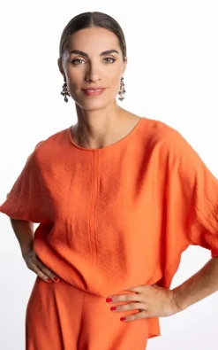Dame Blanche - Oranje Blouse
