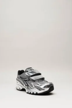 Diadora Heritage - Zilver Velcroschoen