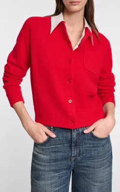 Dorothee Schumacher - Rood Cardigan
