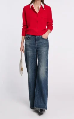 Dorothee Schumacher - Rood Cardigan