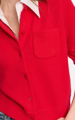 Dorothee Schumacher - Rood Cardigan