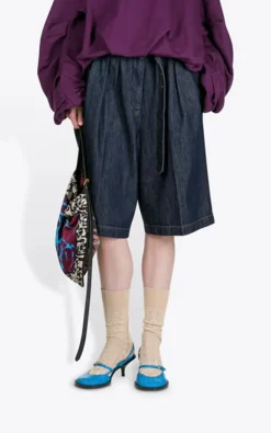 Dries Van Noten - Blauw Bermuda