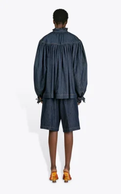 Dries Van Noten - Blauw Blouse