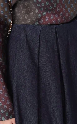 Dries Van Noten - Blauw Rok