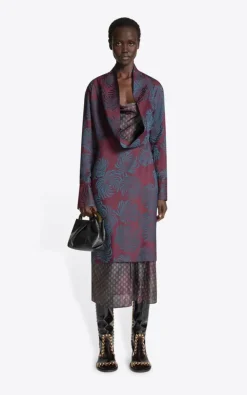 Dries Van Noten - Bordeaux Jurk