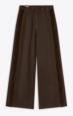 Dries Van Noten - Donkerbruin Broek