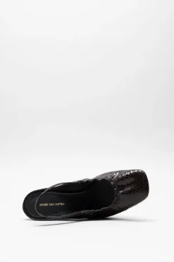 Dries Van Noten - Donkerbruin Pump