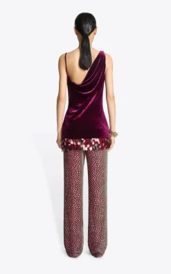 Dries Van Noten - Donkerroze Broek