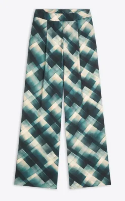 Dries Van Noten - Multi groen Broek