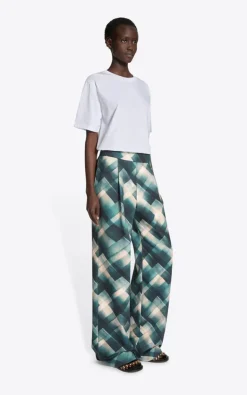 Dries Van Noten - Multi groen Broek