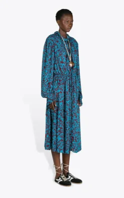 Dries Van Noten - Turquoise Jurk