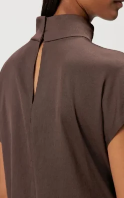 Drykorn - Donkerbruin Blouse