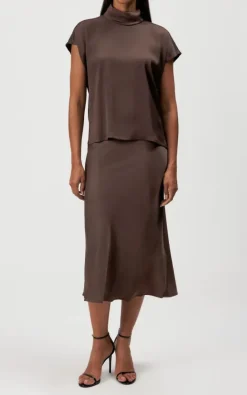 Drykorn - Donkerbruin Blouse
