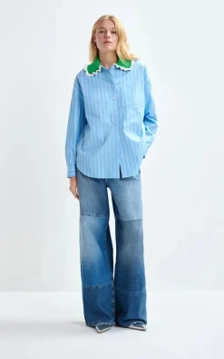 Essentiel Antwerp - Blauw Hemd