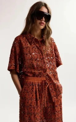 Essentiel Antwerp - Bruin Blouse