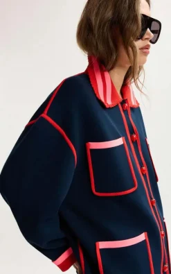 Essentiel Antwerp - Donkerblauw Cardigan